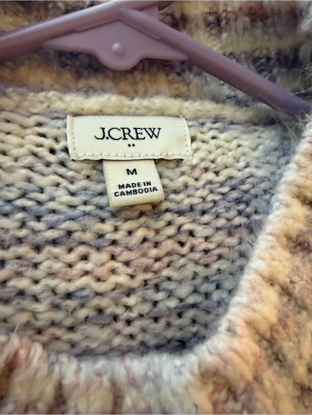 J. Crew Pastel Multicolor Crewneck Sweater - Picture 2 of 3